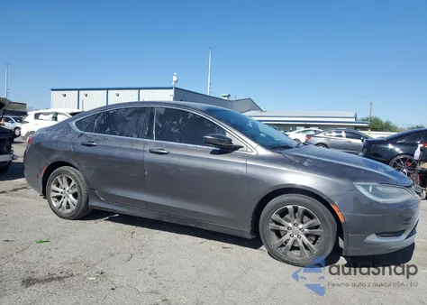2015 Chrysler 200 Limited z USA, uszkodzony, nr VIN 1C3CCCAB7FN666973
